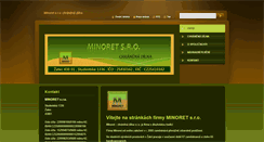 Desktop Screenshot of minoret.cz